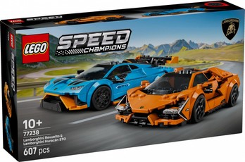 Speed Champions 77238 Lamborghini Revuelto ir Huracan STO