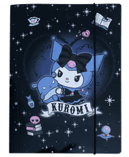 Aplankas su gumele KUROMI, kartoninis, A4