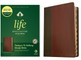 NLT Life Application Study Bible, Third Edition (Red Letter, Leatherlike, Brown/Tan, Indexed)