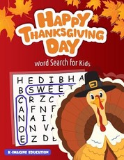 Happy Thanksgiving Day Word Search for Kids