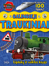 Galingieji traukiniai. Lipdukų ir veiklos knyga