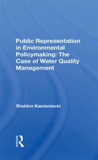 Public Representation In Environmental Policymaking