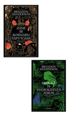 Brandon Sanderson 2 knygų rinkinys: Jumė ir košmarų tapytojas + Sruogė iš Smaragdinės jūros