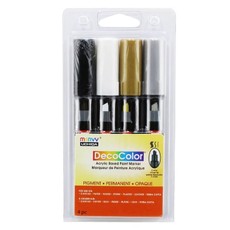 Akriliniai markeriai  Marvy „Decocolor Acrylic“, Classic, 4 vnt.