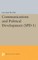 Communications and Political Development. (Spd-1)