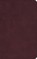 CSB Single-Column Personal Size Bible, Holman Handcrafted Collection, Premium Marbled Burgundy Calfskin