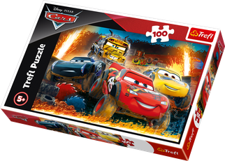 TREFL CARS dėlionė „Ratai“, 100 det.