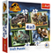TREFL JURASSIC WORD 35+48+54+70 dėlionių rinkinys „Juros periodo parkas“
