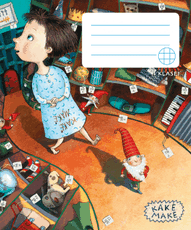 Kakės Makės sąsiuvinis „Nykštukas“ 1 kl. Langeliais, 12 psl.