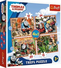 TREFL 4 dėlionių rinkinys „Thomas“