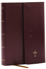KJV Holy Bible, Compact Reference Bible, Leatherflex, Burgundy with Flap, 43,000 Cross-References, Red Letter, Comfort Print