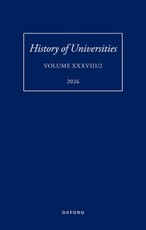 History of Universities: Volume XXXVIII/2