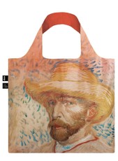 LOQI pirkinių krepšys „VINCENT VAN GOGH Self Portrait with Straw Hat Bag“