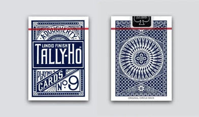 Bicycle Tally-Ho Circle kortos (Mėlynos)