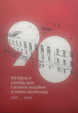 90 faktų ir istorijų apie Lietuvos muzikos ir teatro akademiją