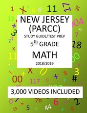 5th Grade NEW JERSEY PARCC, 2019 MATH, Test Prep