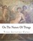 On The Nature Of Things