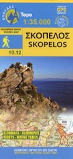 Skopelos 1 : 25 000 Topografische Wanderkarte 10.12
