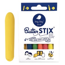 Spalvotos kreidelės su laikikliu JAQ JAQ BIRD, 12 spalvų