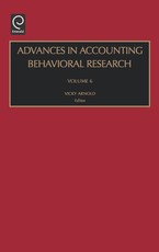 Advances in Accounting Behavioral Research