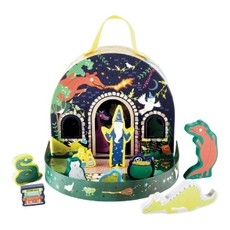 Žaidimo dėžė su medinėmis figūrėlėmis FLOSS&ROCK „Burtininkas“