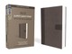 NIV, Super Giant Print Reference Bible, Giant Print, Imitation Leather, Gray, Red Letter Edition