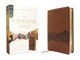 Niv, Timeline Bible, Leathersoft, Brown, Red Letter, Comfort Print
