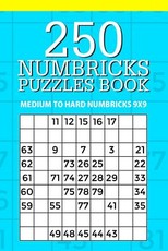 250 Numbricks Puzzle Book