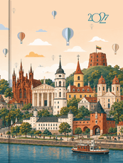 2027 m. A5 darbo kalendorius LIETUVA