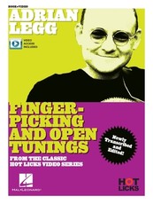 Adrian Legg - Fingerpicking and Open Tunings Instructional Book with Online Video Lessons