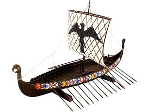 Plastikinis modelis „Vikingų laivas“