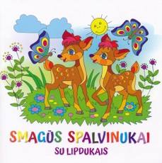 Smagūs spalvinukai su lipdukais