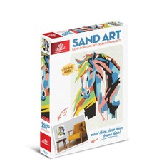 Piešimo smėliu rinkinys RED CASTLE „Žirgas“