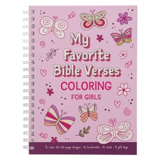 Coloring Book Favorite Bible Verses for Girls Wirebound
