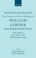 The Letters and Prose Writings of William Cowper