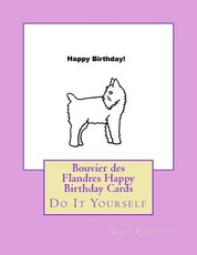 Bouvier des Flandres Happy Birthday Cards