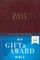 Niv, Gift and Award Bible, Leather-Look, Burgundy, Red Letter Edition, Comfort Print