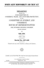 Sports Agent Responsibility and Trust Act