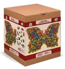 Medinė dėlionė „Karališki sparnai“, 250 dalių