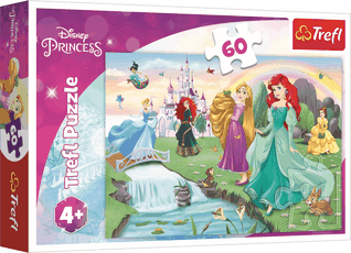 TREFL DISNEY PRINCESS Dėlionė „Princesės“ 60 det.