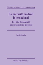 La NÃ©cessitÃ© En Droit International
