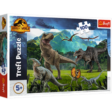TREFL JURASSIC WORD 100 det. dėlionė „Juros periodo parkas“