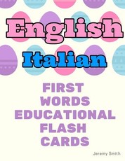 English Italian First Words Educational Flash Cards