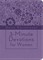 3-Minute Devotions for Women: Daily Devotional (purple)