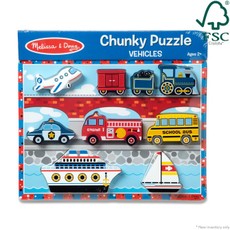 Dėlionė MELISSA & DOUG „Transporto priemonės“