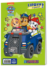 Lipdyk ir spalvink. Paw Patrol. Šunyčiai patruliai. Žurnalas 2022 Nr. 2