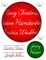 Merry Christmas Cursive Handwriting Practice Workbook