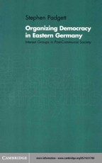 Organizing Democracy in Eastern Germany