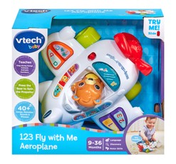 VTECH Interactive toy 123 fly with me aeroplane (in English lang.)