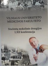Vilniaus universiteto medicinos fakulteto Studentų mokslinės draugijos LXII konferencija
